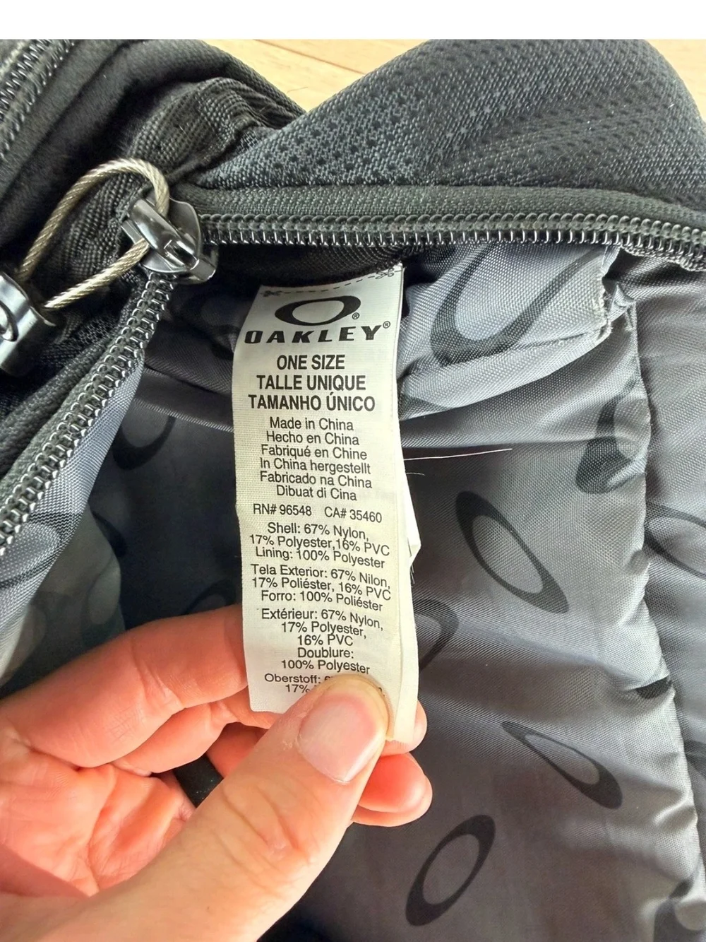 Oakley Bathroom Sink Backpack in the Stealth Black colorway Tactical Backpack